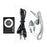 MP3 grotuvas su kortelių skaitytuvu Msonic, ausinės, miniUSB kabelis, juodas