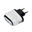 MSONIC USB įkroviklis 1x USB, 1A, AC 100~240V MY6644UW baltas