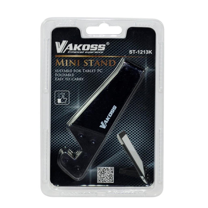 VAKOSS lankstymo stovėti tablet PC ir mobilieji telefonai ST-1213K Juodas