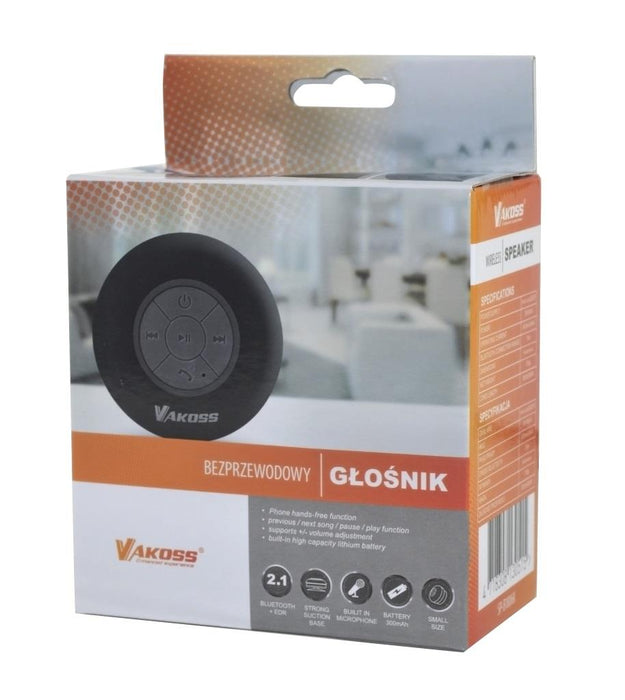 Vandeniui atsparus Bluetooth garsiakalbis su siurbtukas VAKOSS  SP-B1806K juodas