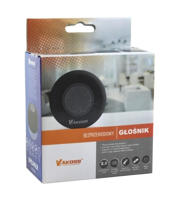 Vandeniui atsparus Bluetooth garsiakalbis su siurbtukas VAKOSS  SP-B1806K juodas