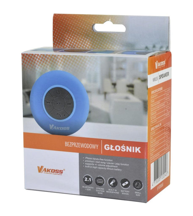 Vandeniui atsparus Bluetooth garsiakalbis su siurbtukas VAKOSS SP-B1806B mėlynas