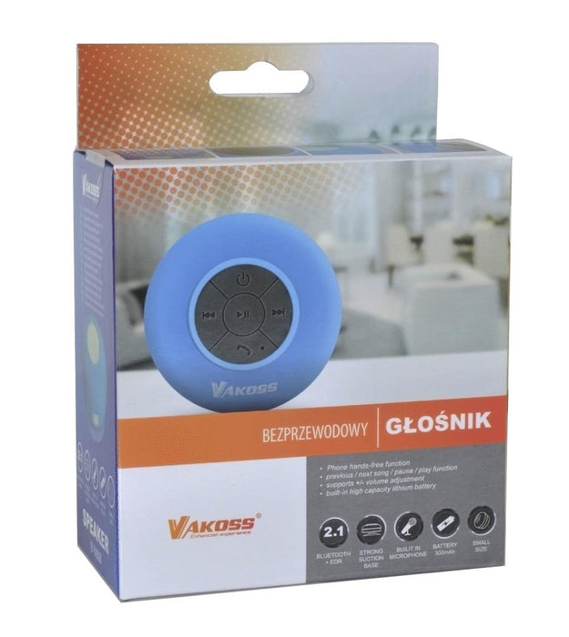 Vandeniui atsparus Bluetooth garsiakalbis su siurbtukas VAKOSS SP-B1806B mėlynas