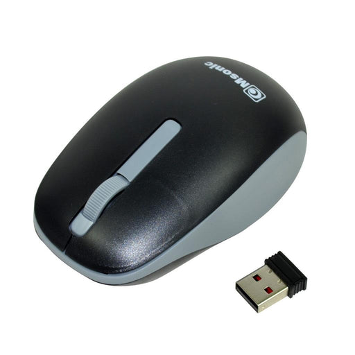 Bevielė optinė pelė Msonic MX707K 3D, 1000DPI, 2.4GHz, juodas ir pilka