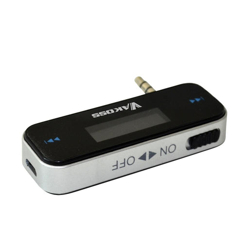 Vakoss FM siųstuvas smartfonui / planšetiniam kompiuteriui, LCD, FM-3654K, juoda