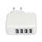VAKOSS Multi-port USB įkroviklis  4xUSB, 4A, AC 100~240V TP-1883UW baltos