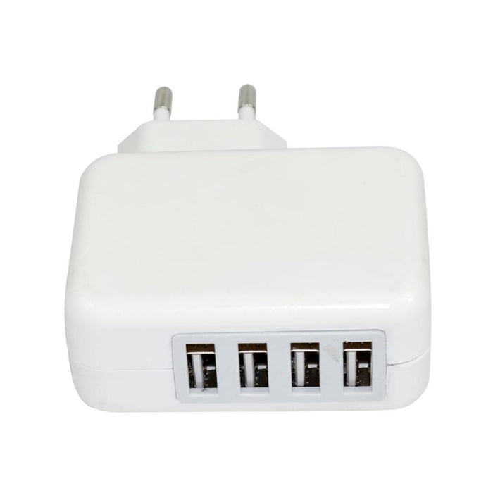VAKOSS Multi-port USB įkroviklis  4xUSB, 4A, AC 100~240V TP-1883UW baltos
