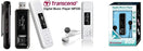 MP3 grotuvas Transcend MP330 8GB Juodas, FM radijas, 1'' OLED ekranas