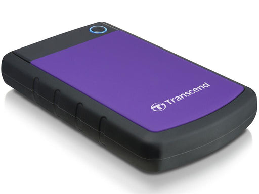 Išorinis diskas Transcend 25H3P 2.5'' 2TB USB3, Triguba smūgių slopinimo sistema