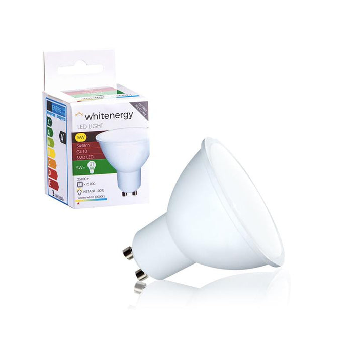 LED lemputė Whitenergy | GU10 | 10 SMD 2835 | 5W | 230V| pienas | MR16