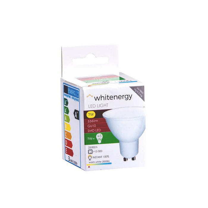 LED lemputė Whitenergy | GU10 | 8 SMD 2835 | 7W | 230V| pienas | MR16