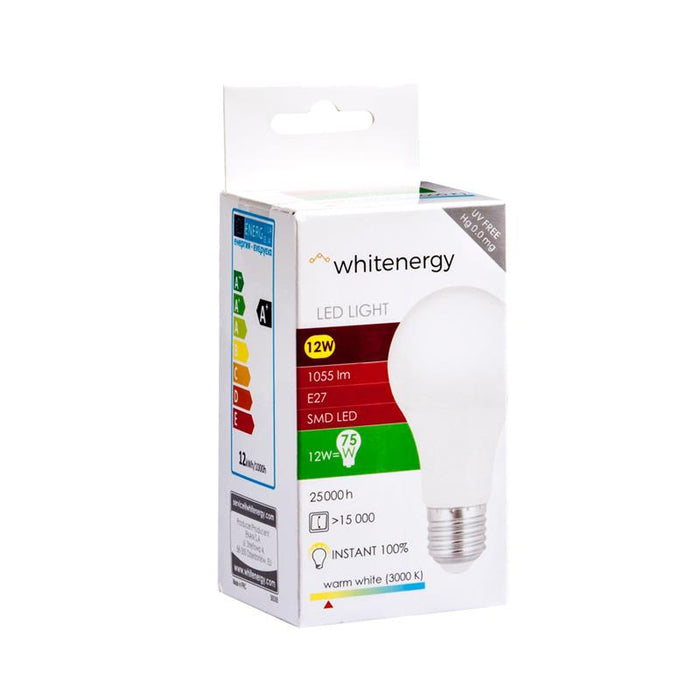 LED lemputė Whitenergy | E27 | 15 SMD2835 | 12W |230V šilta balta | A60