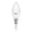 Whitenergy LED lemputė | 6xSMD2835| C37 | E14 | 3W | 230V | šilta balta | pienas