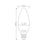 Whitenergy LED lemputė | 6xSMD2835| C37 | E14 | 3W | 230V | šilta balta | pienas
