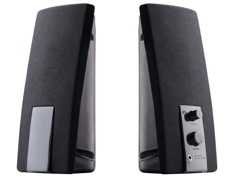 Kolonėlės 2+0 TRACER Cana USB Juodos