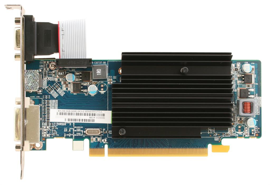 Sapphire Radeon R5 230, 2GB DDR3 (64 Bit), HDMI, DVI, VGA, BULK