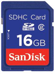 Atminties kortelė SanDisk 16GB SDHC