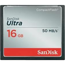 Atminties kortelė SanDisk CF Ultra 16GB Sparta 50MB/s