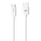 Kabelis Silicon Power USB TypeC - USB, Boost Link LK10AC, 1M, 2.4A, Baltas