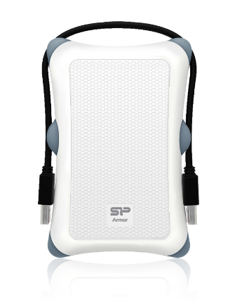 Silicon Power External 2,5'' HDD case A30 SATA, USB 3.0, Anti-Shock, White