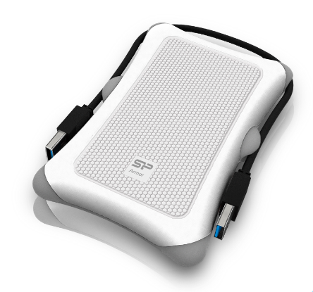 Silicon Power External 2,5'' HDD case A30 SATA, USB 3.0, Anti-Shock, White