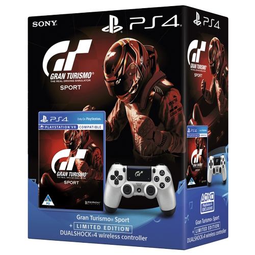 PS4 Dualshock Controller GT Sport + Gran Turismo Sport game Limited edition