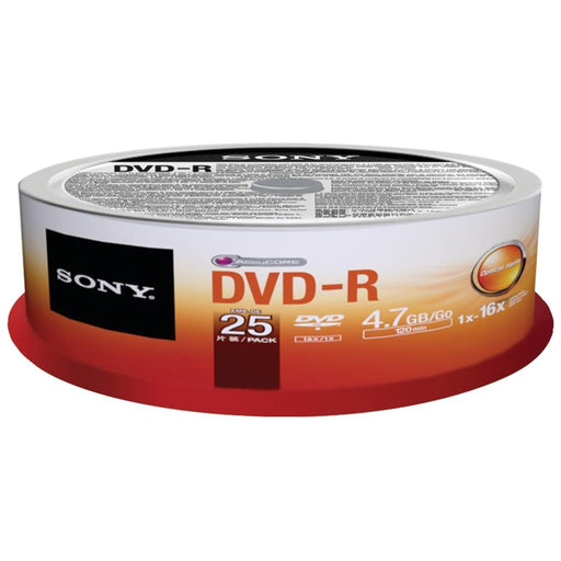 Sony DVD-R 4,7 GB | 16x [cake 25 pcs]