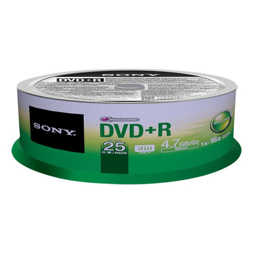 Sony DVD+R 4,7 GB | 16x [cake 25 pcs]