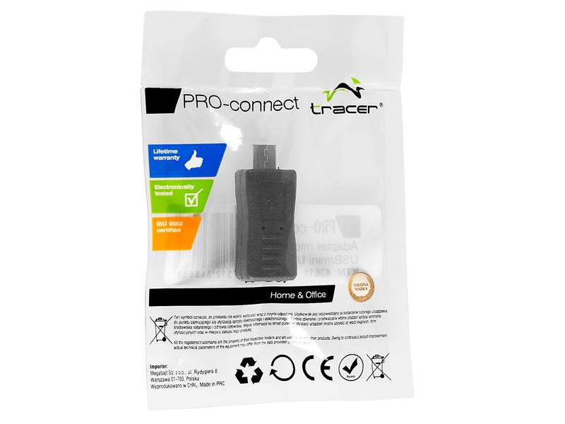 Adapteris Tracer micro USB/ mini USB