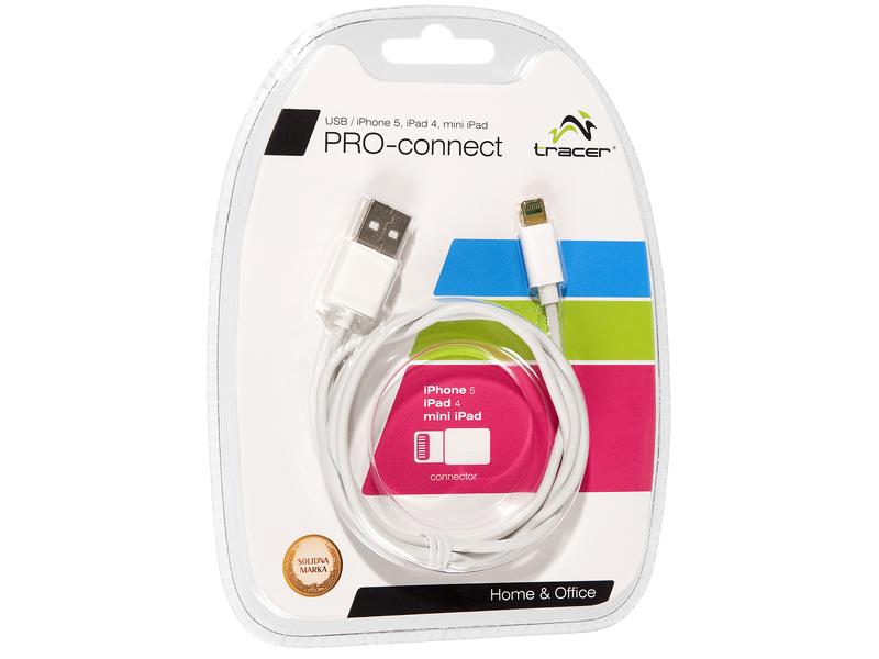Kabelis Tracer USB/iPhone5 iPad4, mini-iPad