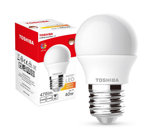 LED Lamp TOSHIBA Golf | 5W (40W) 470lm 2700K 80Ra ND E27