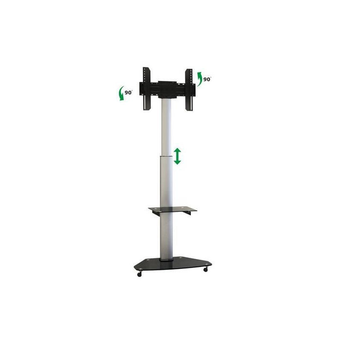 Mobilus stovas Techly skirtas TV LCD/LED/Plasma 37''-70'' VESA, pivot, regulioj.