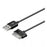 Techly USB 2.0 kabelis skirtas Samsung Galaxy Tab, juodas, 1,2m