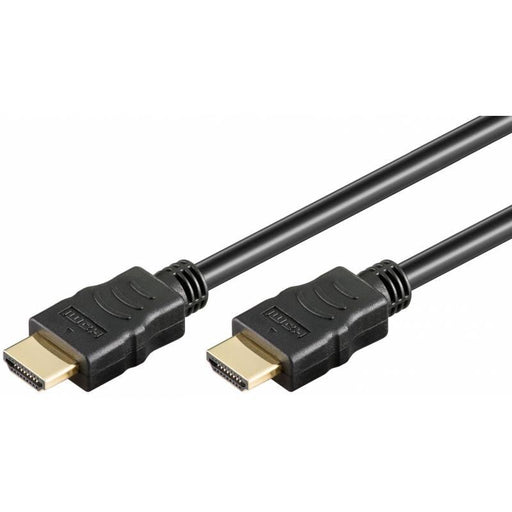 Techly Monitoriaus kabelis HDMI-HDMI M/M 1.4 Ethernet, ekranuotas, 2m, juodas