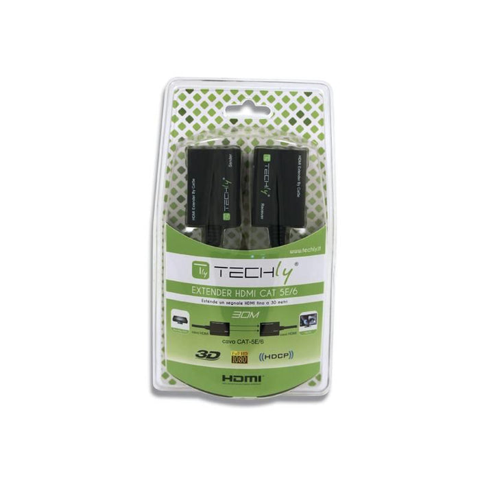 Techly HDMI ilgintuvas (extender) Cat.5e/6, iki 30m