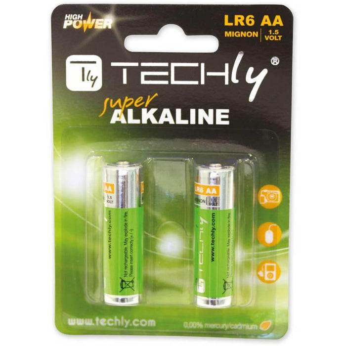 Šarminė baterija Techly 1.5V AA LR6 2 vnt.