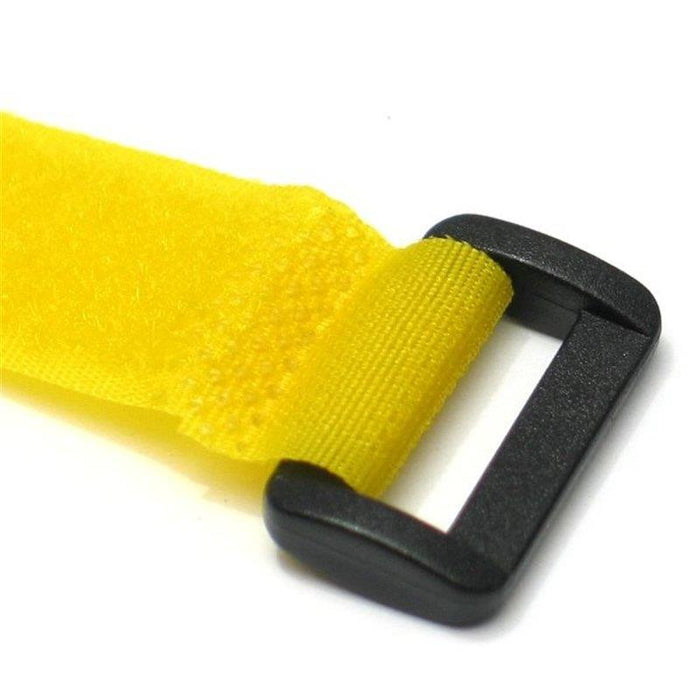 Techly apyrankės 300 x 20 mm, 10 vnt., geltonos