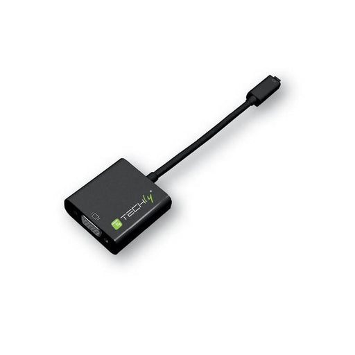 Techly Konverteris micro HDMI (D) male į VGA female