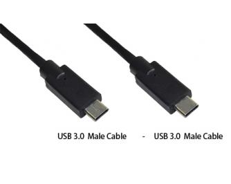 MSONIC USB 3.0 kabelis A- USB-C M/M 1,8m, Duomenų perdavimo ir įkrovimo, juodas