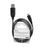 VAKOSS microUSB 2.0 kabelis A-B M/M 1m, Duomenų perdavimo ir įkrovimo, juodas