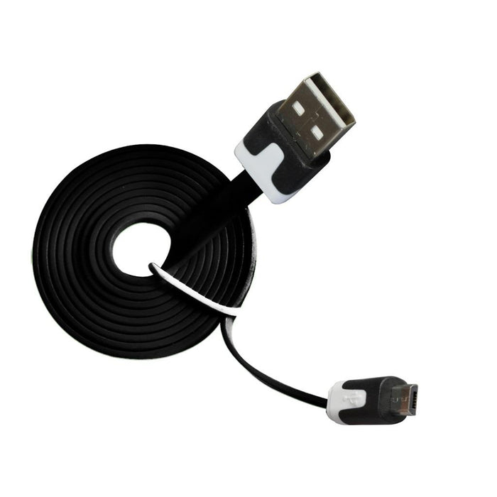 VAKOSS microUSB 2.0 kabelis A-B M/M 1m, Duomenų perdavimo ir įkrovimo, juodas