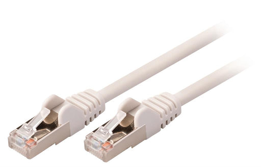 SF/UTP CAT5e tinklo kabelis, kištukinė jungtis – kištukinė jungtis 0.25 m pilka