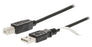 Kabelis Valueline USB 2.0 A male - B male 3,00 m juodas
