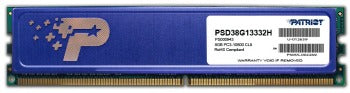 DDR3 Patriot 8GB 1333MHz CL9 1.5V, Radiatorius