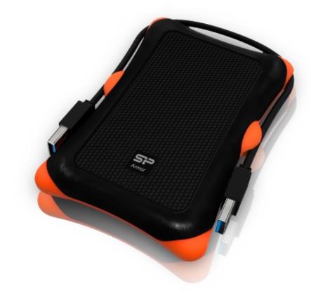 External HDD Silicon Power Armor A30 2.5'' 1TB USB 3.0, Anti-shock, Black