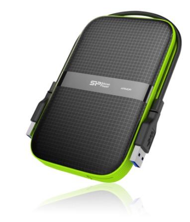 External HDD Silicon Power Armor A60 2.5'' 1TB USB 3.0, IPX4, Black