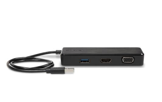 Targus Universal Docking Station, USB 3.0, Single 2K or Dual HD Video, Black