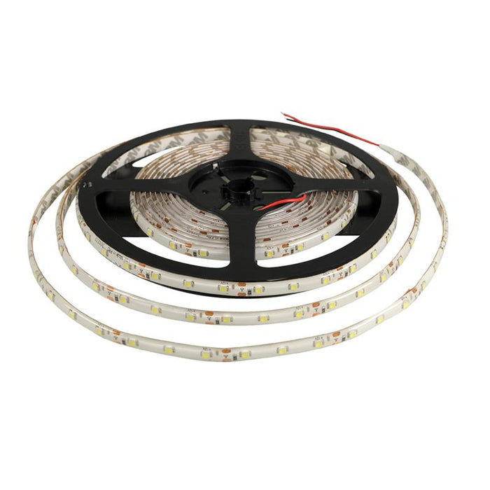 Whitenergy LED juosta atspari vandeniui 5m šalta balta/ LED 60vnt/m 4.8W/m 12V