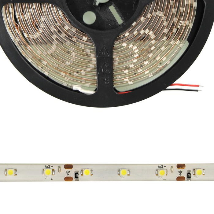 Whitenergy LED juosta atspari vandeniui 5m šalta balta/ LED 60vnt/m 4.8W/m 12V