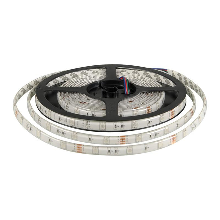 Whitenergy LED juosta atsapri vandeniui 5m | 30vnt/m | 5050| 7.2W/m| 12V DC| RGB